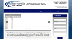 Desktop Screenshot of coastfundinggroup.com